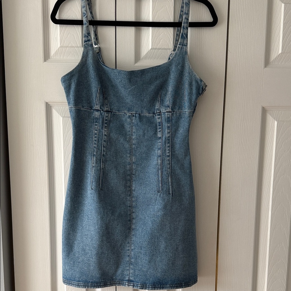 BDG Light Blue Denim Mini Dress